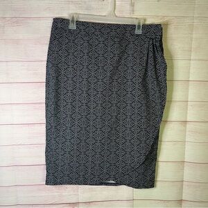 RipSkirt Hawaii Black Pearl Batik Wrap‎ Skirt Size Large